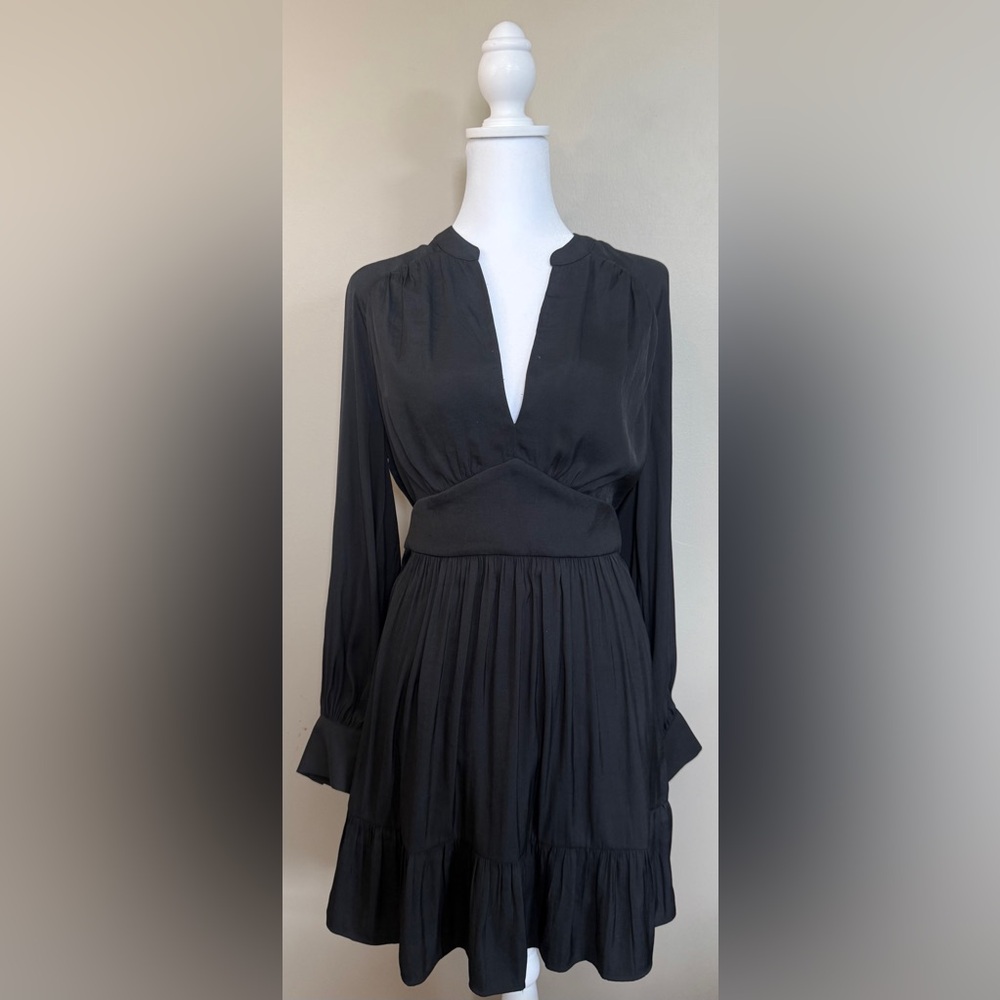 Banana Republic Black Long Sleeve Dress
